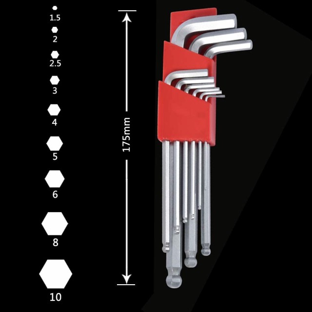 Bestu 六角棒レンチ セット ボールポイント L型レンチ 六角棒レンチセット1 5 2 2 5 3 4 5 6 8 10mm ロング 精密 レンチセット 9本組の通販はau Pay マーケット Atarime Store Au Pay マーケット店