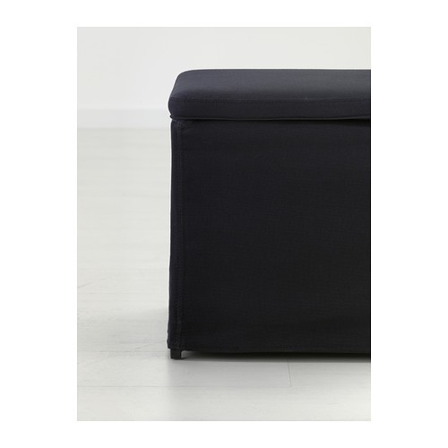 Ikea Original Bosnas フットスツール 収納付き ランスタ ブラック 32 Cmの通販はau Pay マーケット Shop Polori