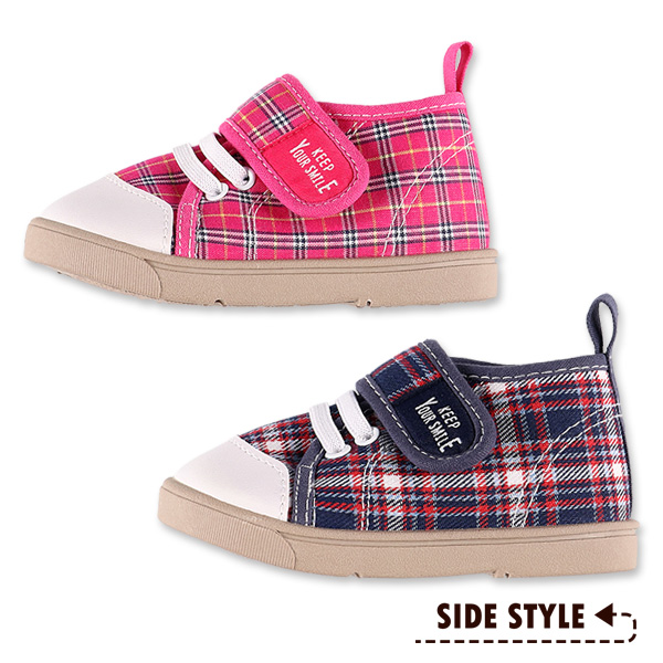 幅広ベビーシューズ チェック柄 13cm 14cm 15cm 靴 くつ シューズ スニーカー ジュニア キッズ 子供 女の子 西松屋 の通販はau Pay マーケット 西松屋キッズ