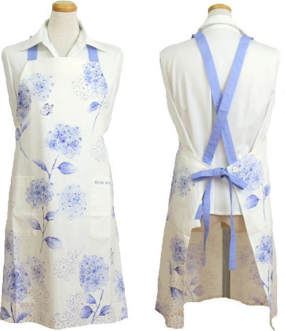 エプロン ブランド Hanae Mori ハナエモリ あじさいパネル X型 おしゃれ レディース調理用エプロン 母の日 誕生日 プレゼント アジサイの通販はau Pay マーケット 北欧雑貨 マット プロヴァンスの風 Wowma店