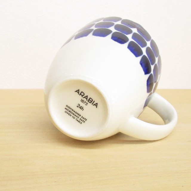 アラビア マグカップ 340ml 『24h トゥオキオ コバルトブルー』 北欧 食器 北欧食器 おしゃれ かわいい シンプル 藍色