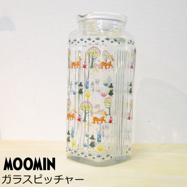 ピッチャー ガラス Moomin ムーミン レトロ 冷水筒 1リットル 取手付 麦茶ポットの通販はau Pay マーケット 北欧雑貨 マット プロヴァンスの風 Wowma店