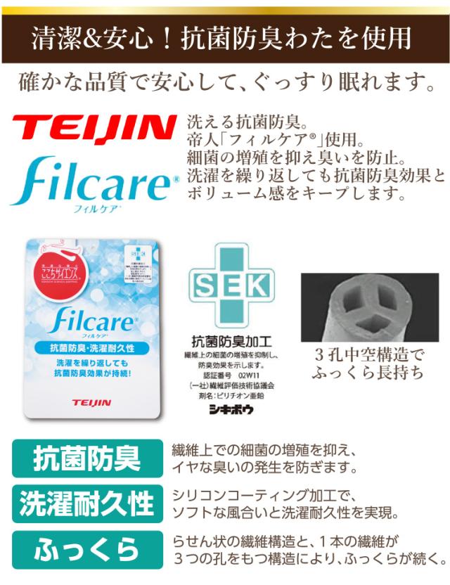 マンションにお住まいの方に【品名：ミント】湿気対策 3層 敷き布団 [テイジン 正規品 V-Lap?使用] 三層 超軽量 敷き布団 シングル 100×210cm 日本製 帝人 テイジン TEIJIN フィルケア? 敷きふとん 敷ふとん 体圧分散 抗菌 防臭 【圧縮梱包】ブイラップ　Vラップ_9