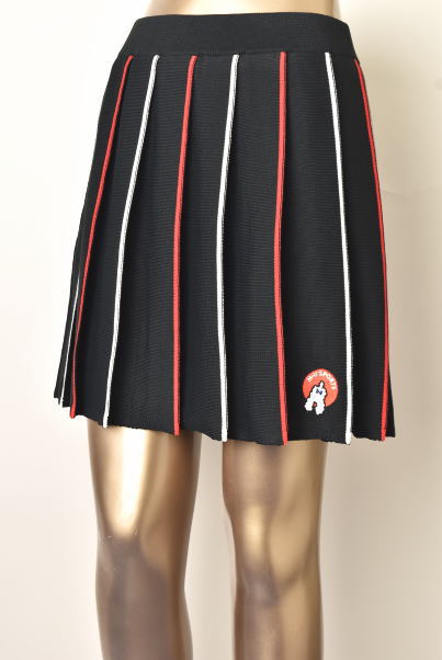 50％OFFセール！MUスポーツ M・U SPORTS ゴルフ 2023秋冬新作 レディース ニットプリーツスカート 服 ゴルフウェア_3