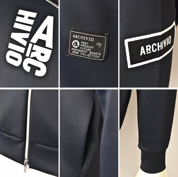 archivio ブルゾン 36 水色ARCHIVIO ブルゾン 長袖 ハーフジップ 撥水