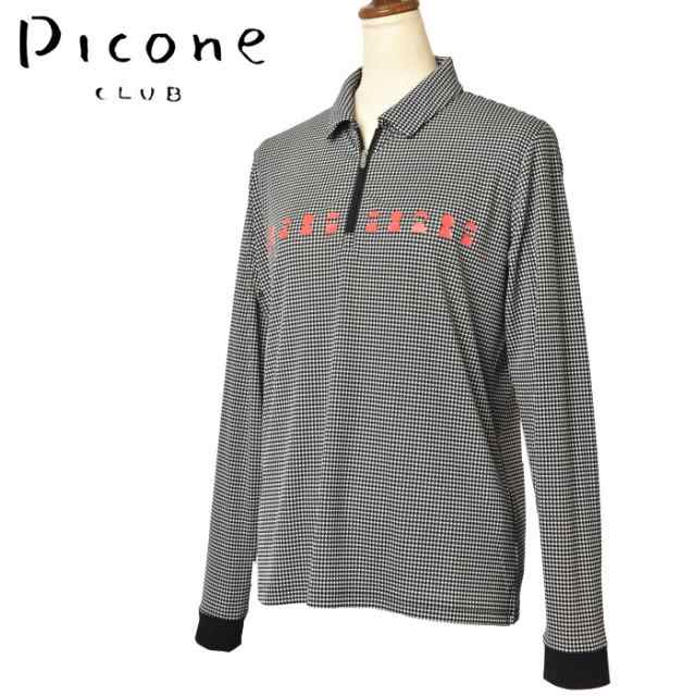 ピッコーネ クラブ PICONE CLUB ゴルフ 2024秋冬新作 レディース 長袖ハーフジップポロシャツ 服 ゴルフウェア