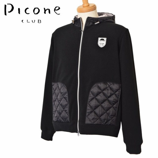 ピッコーネ クラブ PICONE CLUB ゴルフ 2024秋冬新作 メンズ 中綿切替フーディージップアップブルゾン 服 ゴルフウェア