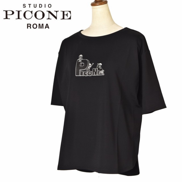 スタジオ ピッコーネ STUDIO PICONE ROMA 2024春夏新作 レディース 五分袖プルオーバーの通販は