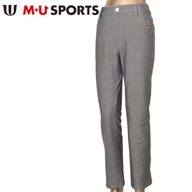 40％OFFセール！MUスポーツ M・U SPORTS ゴルフ 2024秋冬新作 レディース 裏起毛ストレッチパンツ 服 ゴルフウェアの通販はパンツ