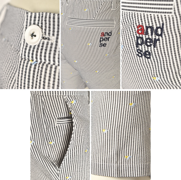 20％OFFセール！アンパスィ and per se ゴルフ 2024春夏新作 メンズ ハーフパンツ ショートパンツ 服 ゴルフウェア_2