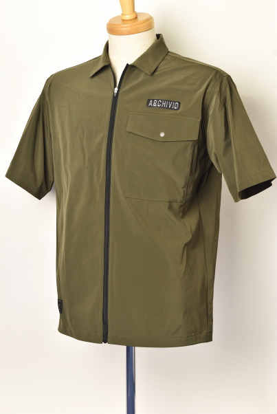 50％OFFセール！アルチビオ archivio ゴルフ 2024春夏新作 メンズ 半袖ジップアップシャツ 服 ゴルフウェア 50％OFFセール！アルチビオ archivio ゴルフ 2024春夏新作 メンズ 半袖