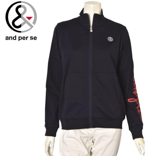 20％OFFセール！アンパスィ and per se ゴルフ 2024秋冬新作 レディース ジップアップブルゾン トラックジャケット 服 ゴルフウェアの通販は