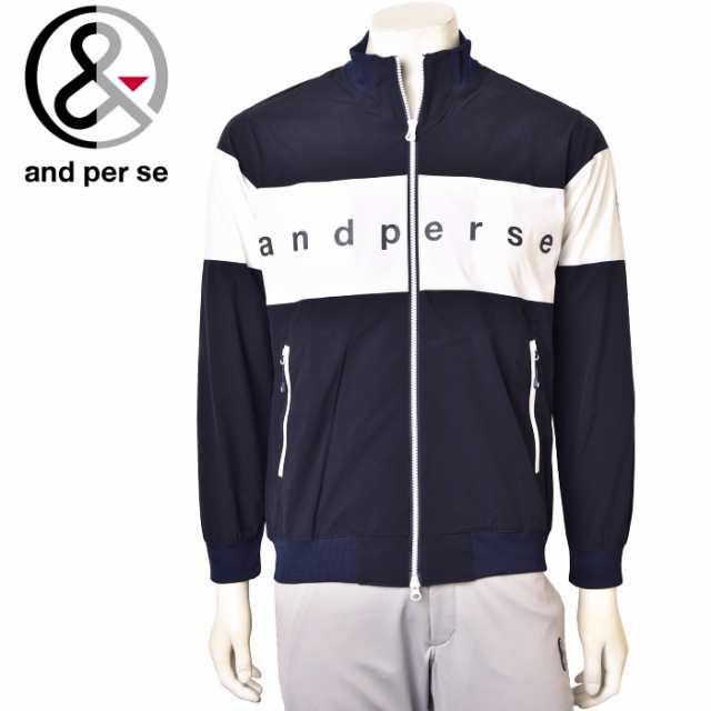 20％OFFセール！アンパスィ and per se ゴルフ 2024秋冬新作 メンズ 中綿ジップアップブルゾン 服 ゴルフウェアの通販は