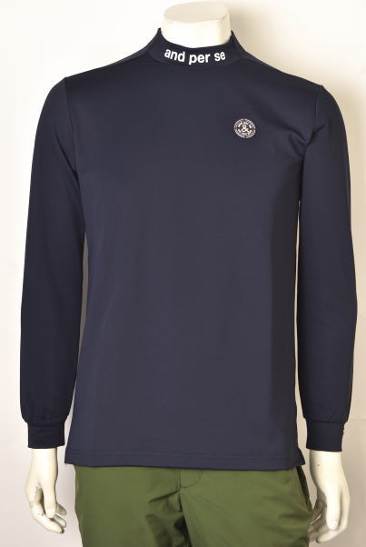 アンパスィ and per se ゴルフ 2025秋冬新作 メンズ 長袖ハイネック