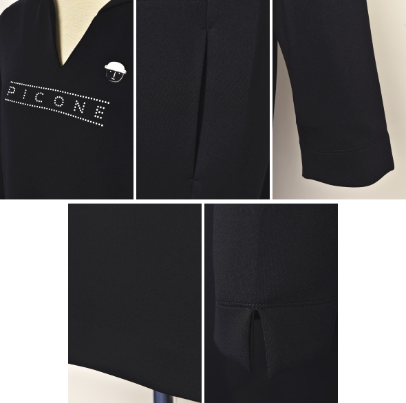 STUDIO PICONE スタジオピッコーネ 黒ワンピース 40サイズ スタジオピッコーネ ワンピース - 30代・40代・50代・60代の婦人