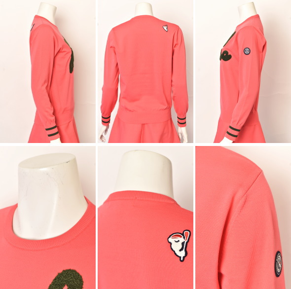 and per seアンパスィ レディース ゴルフ 長袖ニット 秋冬 Lサイズ