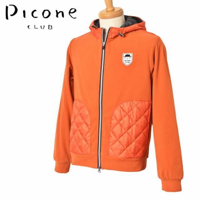 ピッコーネ クラブ PICONE CLUB ゴルフ 2024秋冬新作 メンズ 中綿切替フーディージップアップブルゾン 服 ゴルフウェア