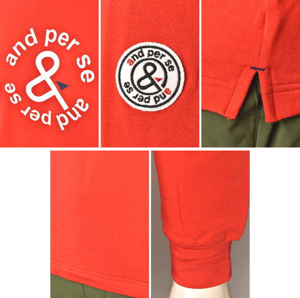 20％OFFセール！アンパスィ and per se ゴルフ 2024秋冬新作 メンズ 長袖ハイネックシャツ モックネック 服 ゴルフウェア_2