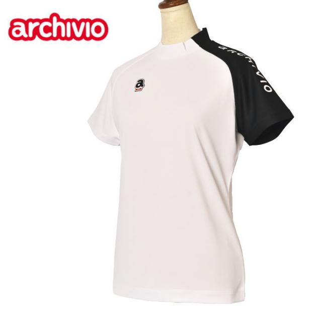 新品❤️ARCHIVIO 半袖モックネック スポーツウェア 50％OFFセール！ アルチビオ archivio ゴルフ 2024春夏新作 レディース