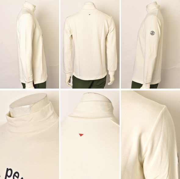 20％OFFセール！アンパスィ and per se ゴルフ 2024秋冬新作 メンズ 長袖ハイネックシャツ モックネック 服 ゴルフウェア_1