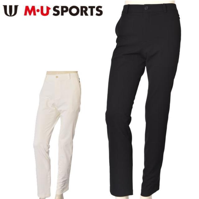 50％OFFセール！MUスポーツ M・U SPORTS ゴルフ 2025春夏新作 メンズ ストレッチパンツ 服 ゴルフウェア アウトレット
