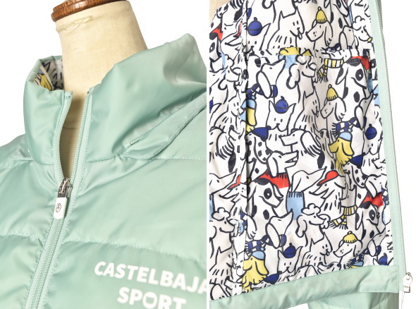 カステルバジャック スポーツ ゴルフ CASTELBAJAC 2025秋冬新作 レディース ファイバーダウンブルゾン 服 ゴルフウェア_9