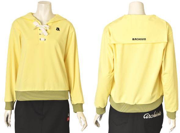 アルチビオ archivio ゴルフ 2026春夏新作 レディース セーラープルオーバー トレーナー 服 ゴルフウェア_3