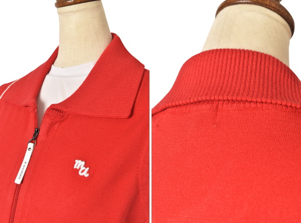 美品　M•U SPORTS レディース　ゴルフ　ジップアップベスト　ポリエステル MUスポーツ M・U SPORTS ゴルフ 2025春夏新作 レディース ジップ
