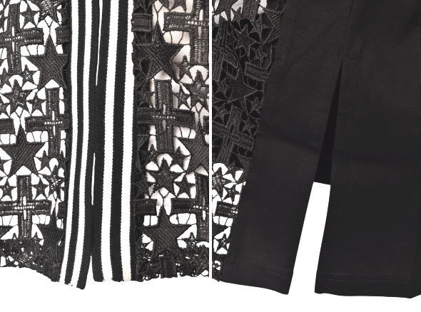 カステルバジャック CASTELBAJAC 2025秋冬新作 レディース レース切替ロングベスト ジレ 服_7