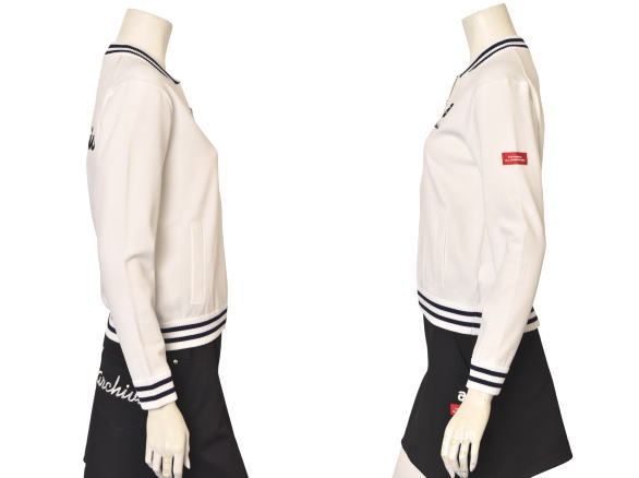 アルチビオ archivio ゴルフ 2026春夏新作 レディース ジップアップニットブルゾン 服 ゴルフウェア_5
