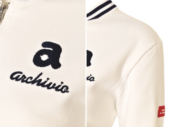 アルチビオ archivio ゴルフ 2026春夏新作 レディース ジップアップニットブルゾン 服 ゴルフウェア_7
