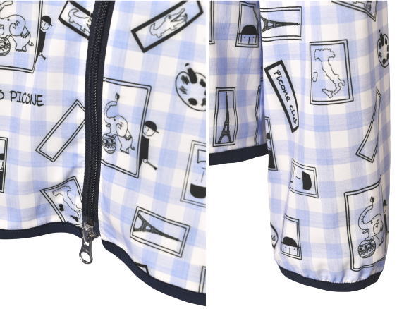 ピッコーネ クラブ PICONE CLUB ゴルフ 2026春夏新作 レディース ジップアップブルゾン 服 ゴルフウェア_6
