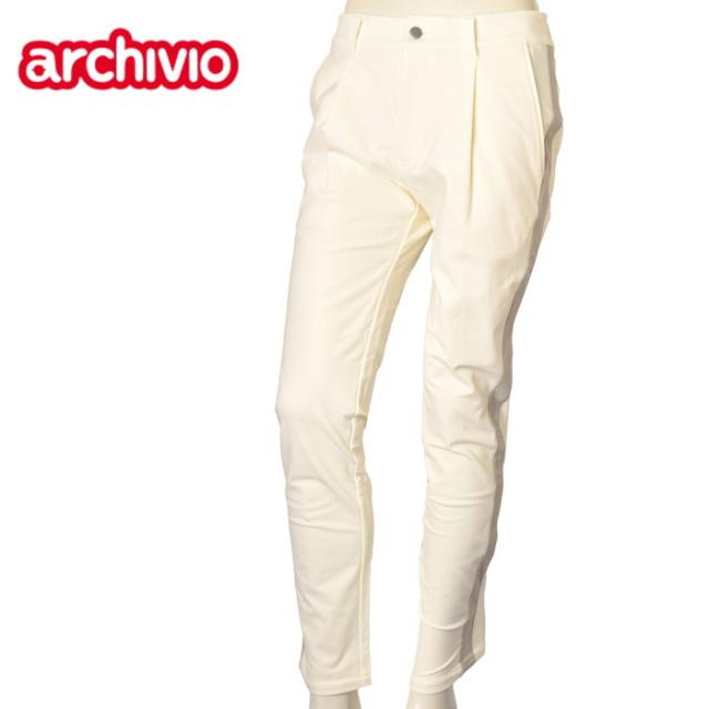 50％OFFセール！アルチビオ archivio ゴルフ 2023秋冬新作 メンズ ストレッチパンツ 服 ゴルフウェア