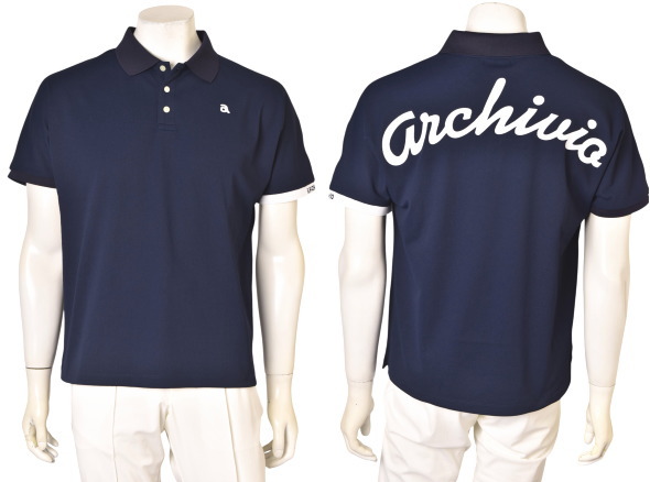 アルチビオ archivio ゴルフ 2026春夏新作 メンズ 半袖ポロシャツ 服 ゴルフウェア_3