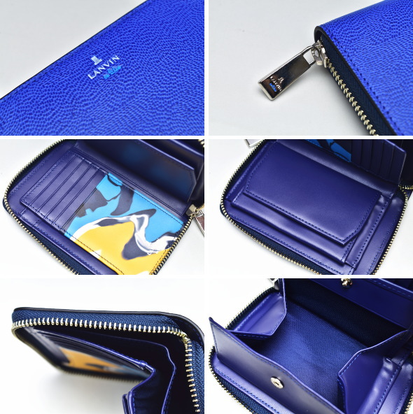 ランバンオンブルー LANVIN en Bleu イケテイ ネビュラ小物 ラウンド