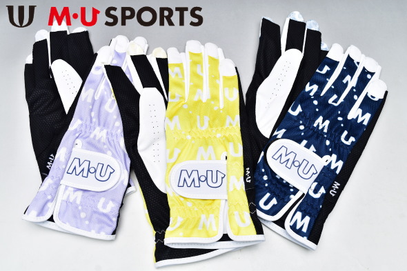 MUスポーツ M・U SPORTS ゴルフ 2024春夏新作 レディース 指先なし両手グローブの通販は 7,465円