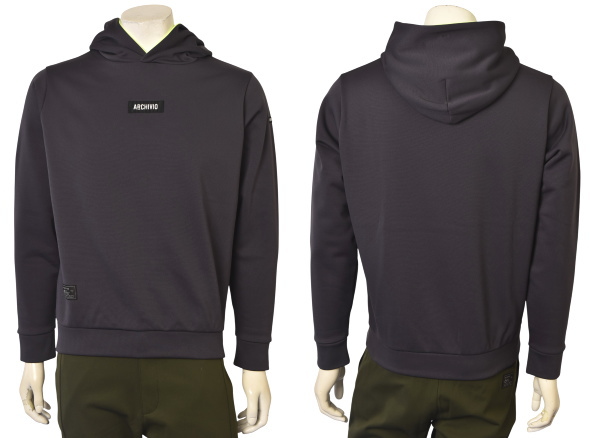 アルチビオ archivio ゴルフ 2025秋冬新作 メンズ 裏起毛フーディー