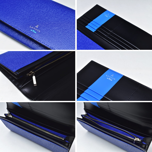 ランバンオンブルー LANVIN en Bleu イケテイ ワグラム小物 かぶせ長財布