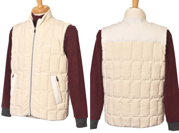 30％OFFセール！ミラショーン スポーツ ゴルフ mila schon sports 2025秋冬新作 メンズ ファイバーダウンベスト 服 ゴルフウェア アウトレット_2