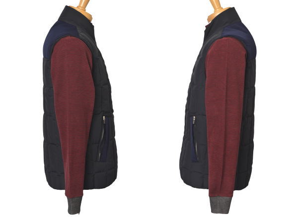 30％OFFセール！ミラショーン スポーツ ゴルフ mila schon sports 2025秋冬新作 メンズ ファイバーダウンベスト 服 ゴルフウェア アウトレット_4