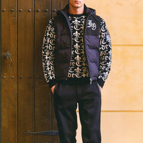 カステルバジャック CASTELBAJAC 2025秋冬新作 メンズ 中綿切替裏起毛