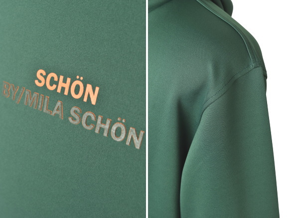 ミラショーン mila schon 2025秋冬新作 メンズ フーディーパーカー 服