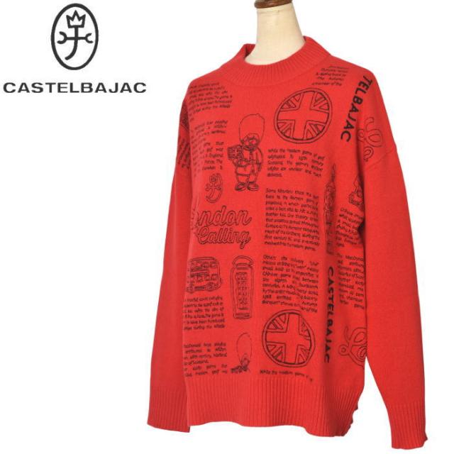 カステルバジャック CASTELBAJAC 2025秋冬新作 レディース クルーネックセーター 服