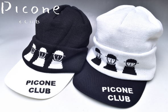 30％OFFセール！ピッコーネ クラブ PICONE CLUB ゴルフ 2024秋冬新作 レディース つば付きニットキャップの通販は