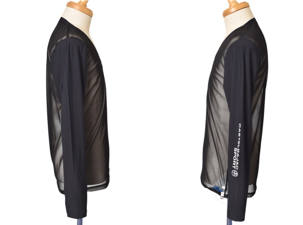 カステルバジャック スポーツ ゴルフ CASTELBAJAC 2026春夏新作 メンズ Vネックメッシュ切替インナーシャツ 服 ゴルフウェア_3