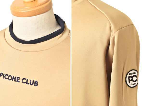40％OFFセール！ピッコーネ クラブ PICONE CLUB ゴルフ 2025秋冬新作 メンズ 裏起毛ジャージープルオーバー トレーナー 服 ゴルフウェア アウトレット_4