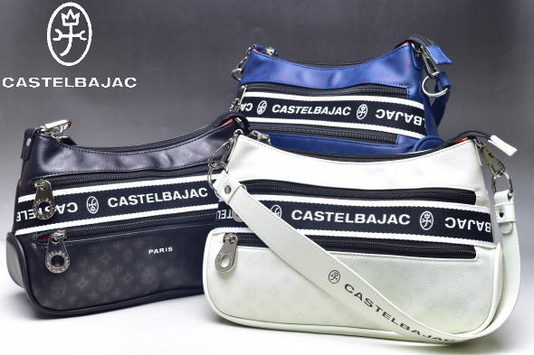 カステルバジャック CASTELBAJAC イケテイ ビアン ヨコ型 ショルダーバッグ