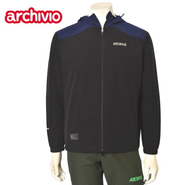 30％OFFセール！アルチビオ archivio ゴルフ 2025秋冬新作 メンズ フーディージップアップブルゾン 服 ゴルフウェア アウトレット