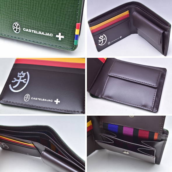 カステルバジャック CASTELBAJAC イケテイ プレス小物 二つ折り財布 財布