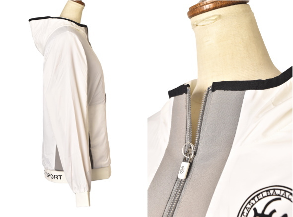 50％OFFセール！ カステルバジャック スポーツ ゴルフ CASTELBAJAC 秋冬アイテム レディース フーディー異素材使いブルゾン 服 ゴルフウェア アウトレット_2